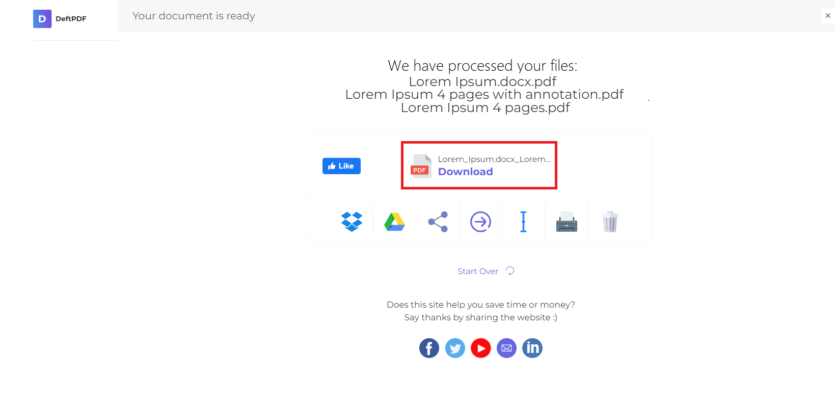 download encrypted PDF
