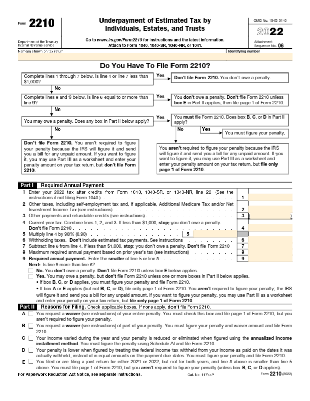 Form 2210