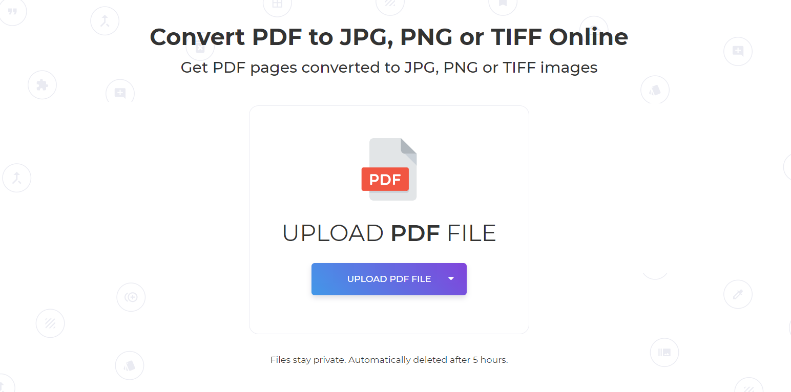 PDF to JPEG using DeftPDF