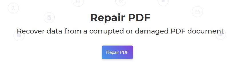 Deftpdf repair tool