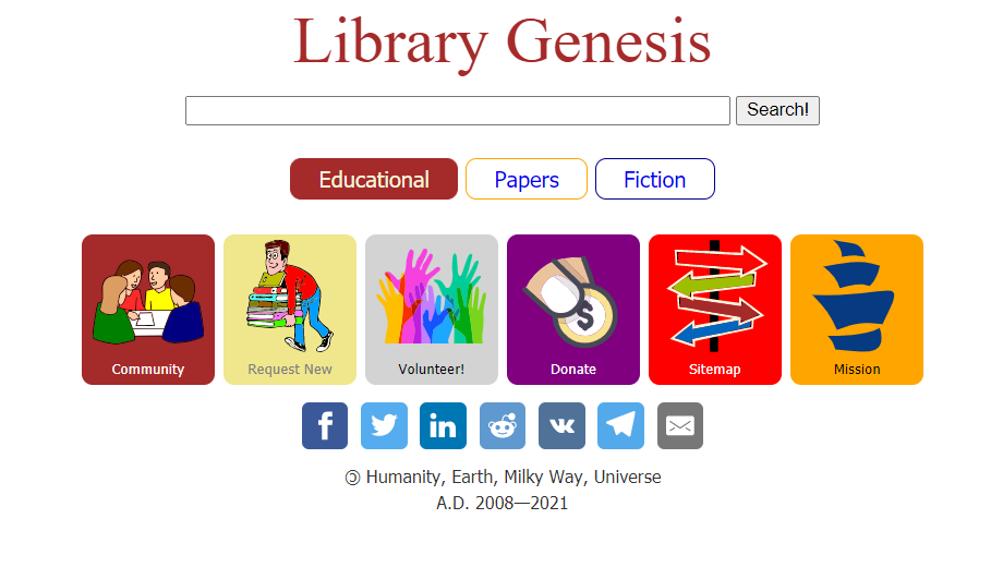 search library genesis