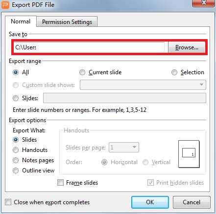 save to pdf in wps