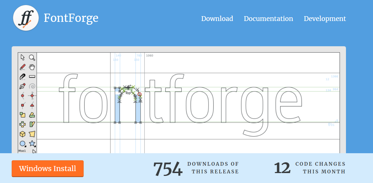 fontforge