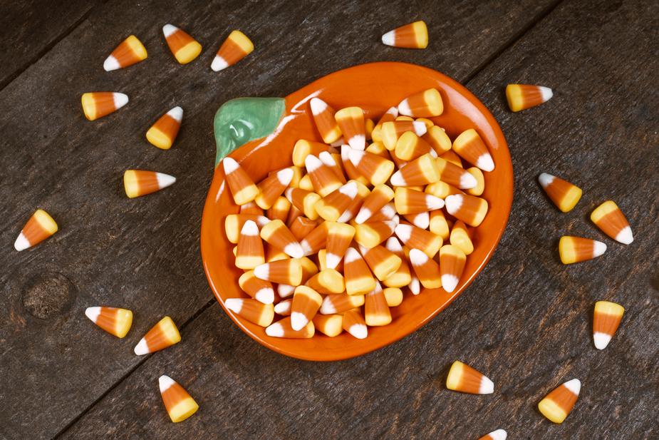 sweet tooth and candy corns for halloween