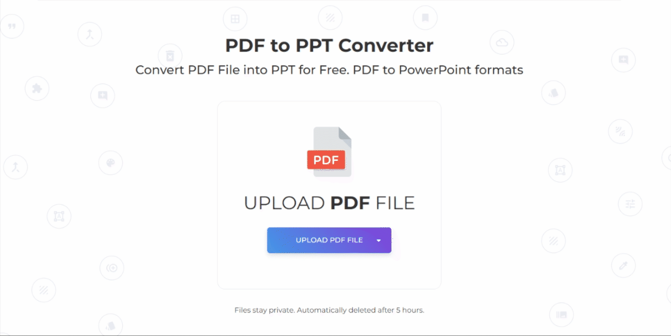 convert PDF to PPT at deftpdf