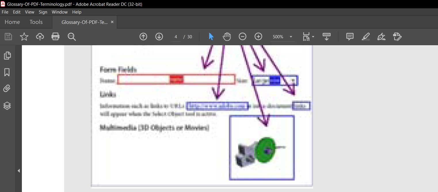 pdf viewer is in zoom