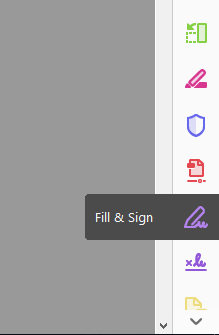 文件格式文件 Fill and Sign