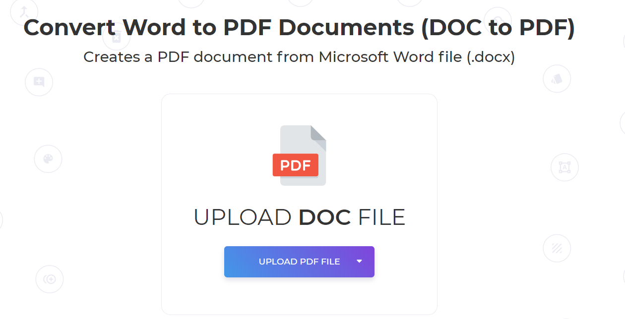 Convert Word to PDF using DeftPDF