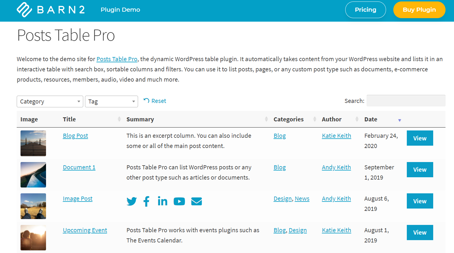 post table pro plugin