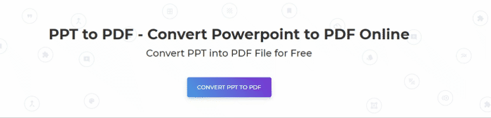 PPT to PDF tool DeftPDF