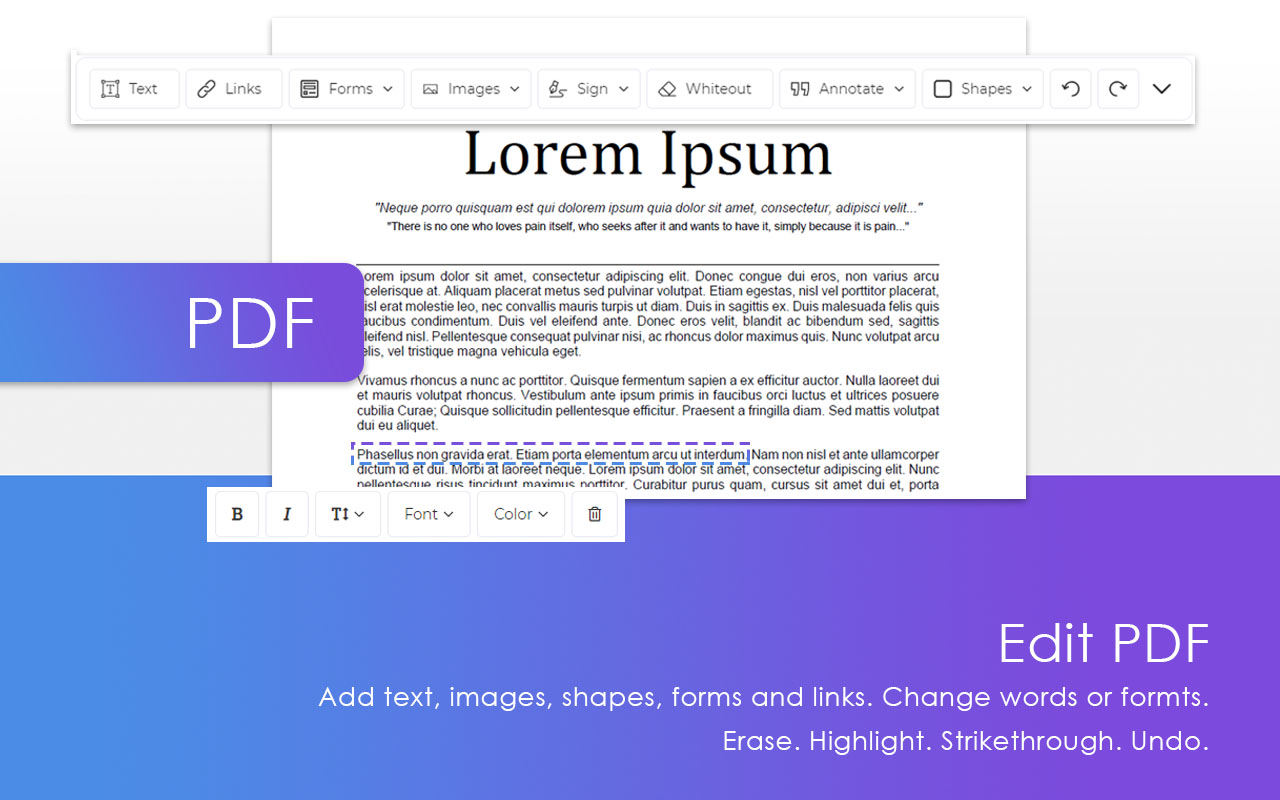 pdf editor