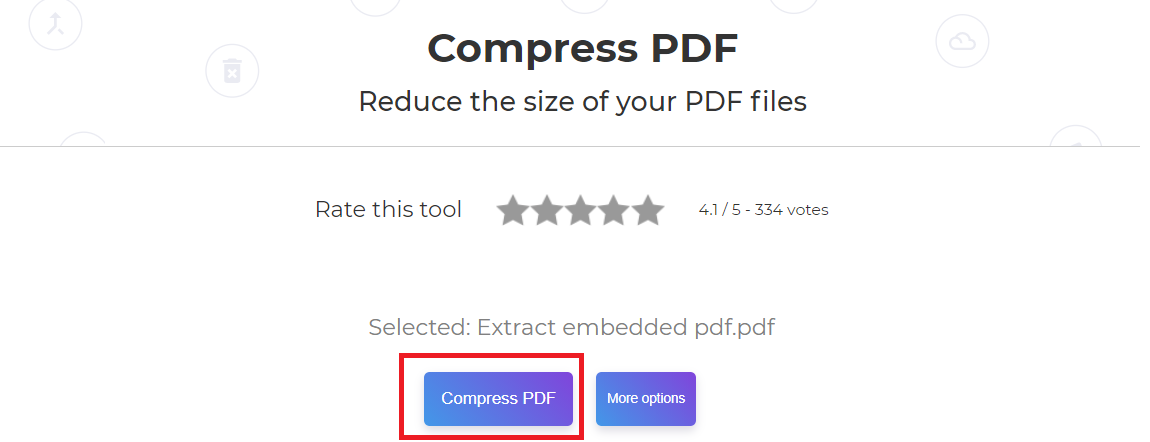 deftpdf compress tool for pdf