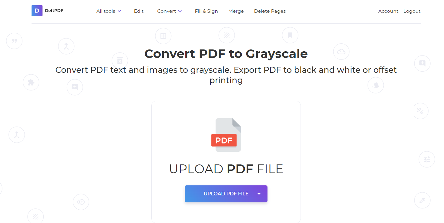 upload your PDF file