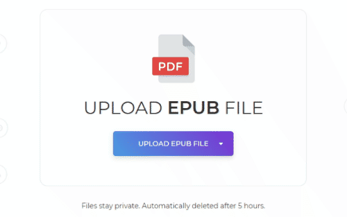 deftpdf upload epub to pdf