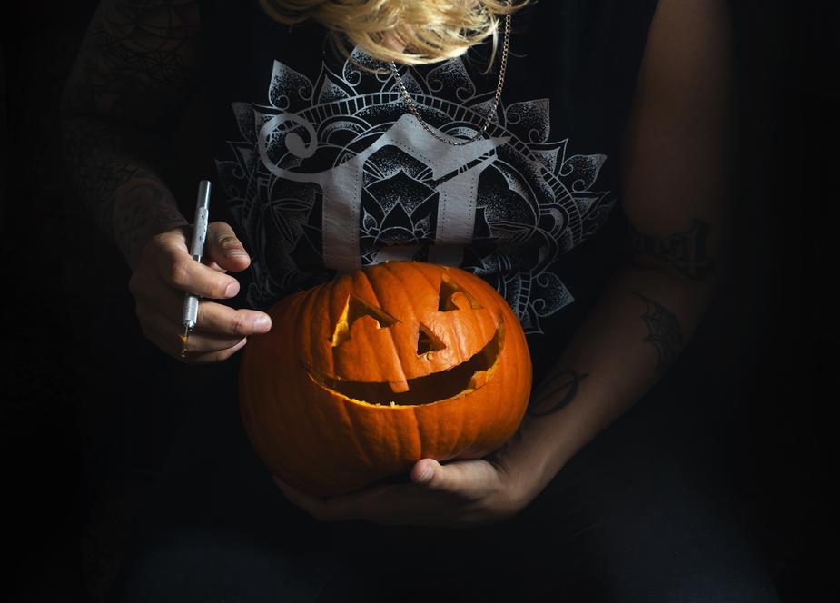 carve a pumpkin