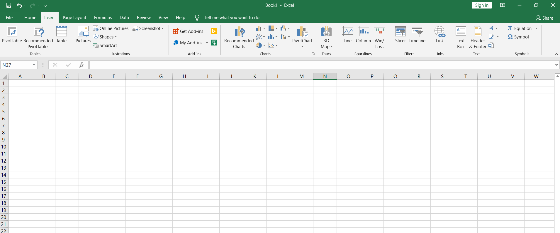 excel file