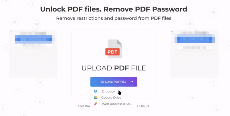 unlock PDF files with DeftPDF