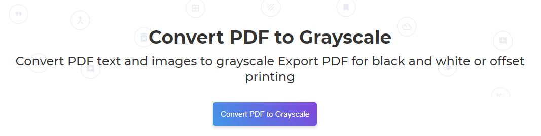 Deftpdf convert to grayscale