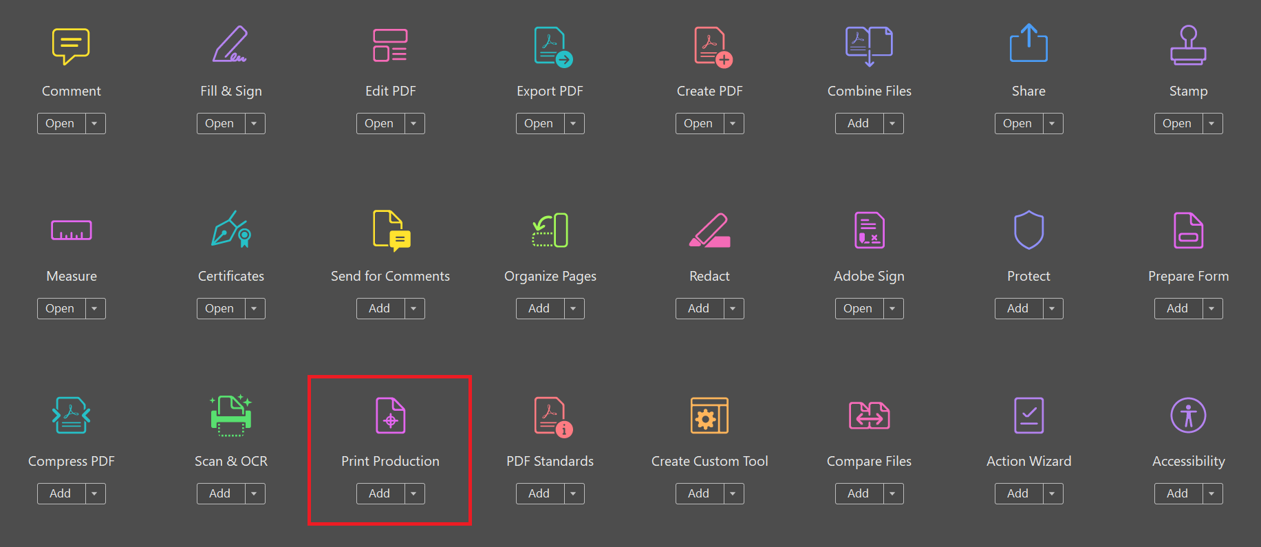 print production in adobe acrobat